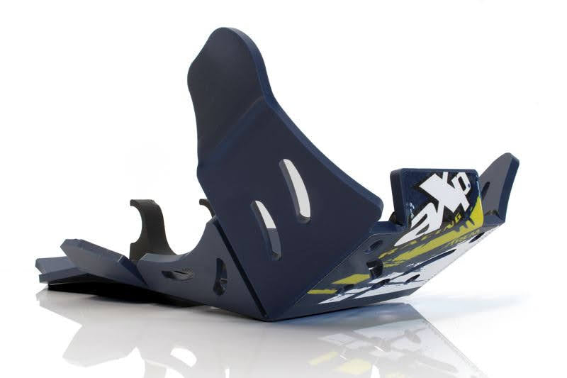 AXP Xtrem HDPE Skid Plate Blue Husqvarna FE250/FE350 17-23
