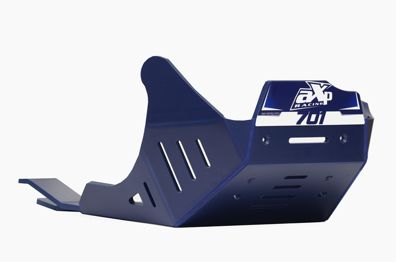 AXP Adventure Skid Plate HDPE 8mm Blue Husqvarna 701 14-26 / KTM 690 09-26