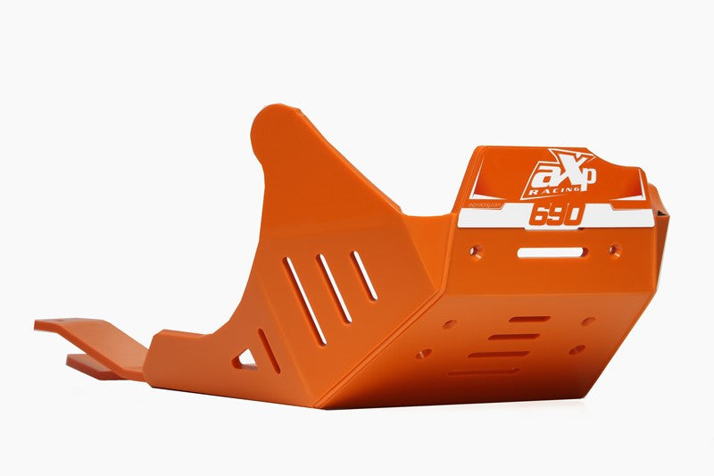 AXP Adventure Skid Plate HDPE 8mm Orange KTM 690 ENDURO R / 690SMC R 09-26