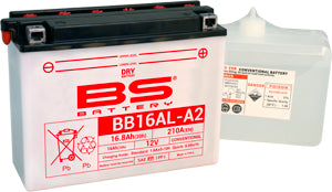 BS Battery  BB16AL-A2 (cp) Conventional, Dry charged
