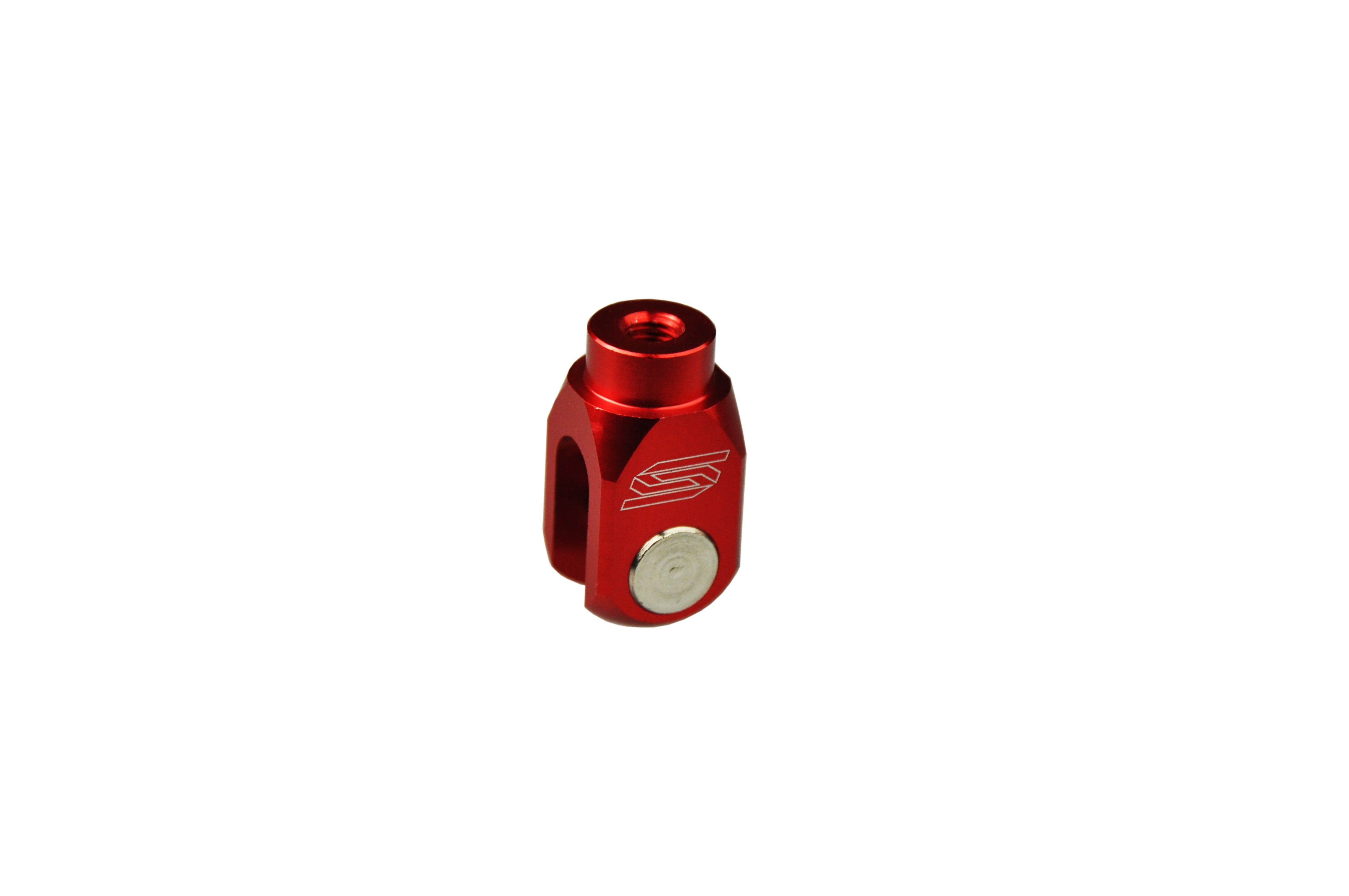 Scar Brake clevis - Suzuki/Yamaha Red color