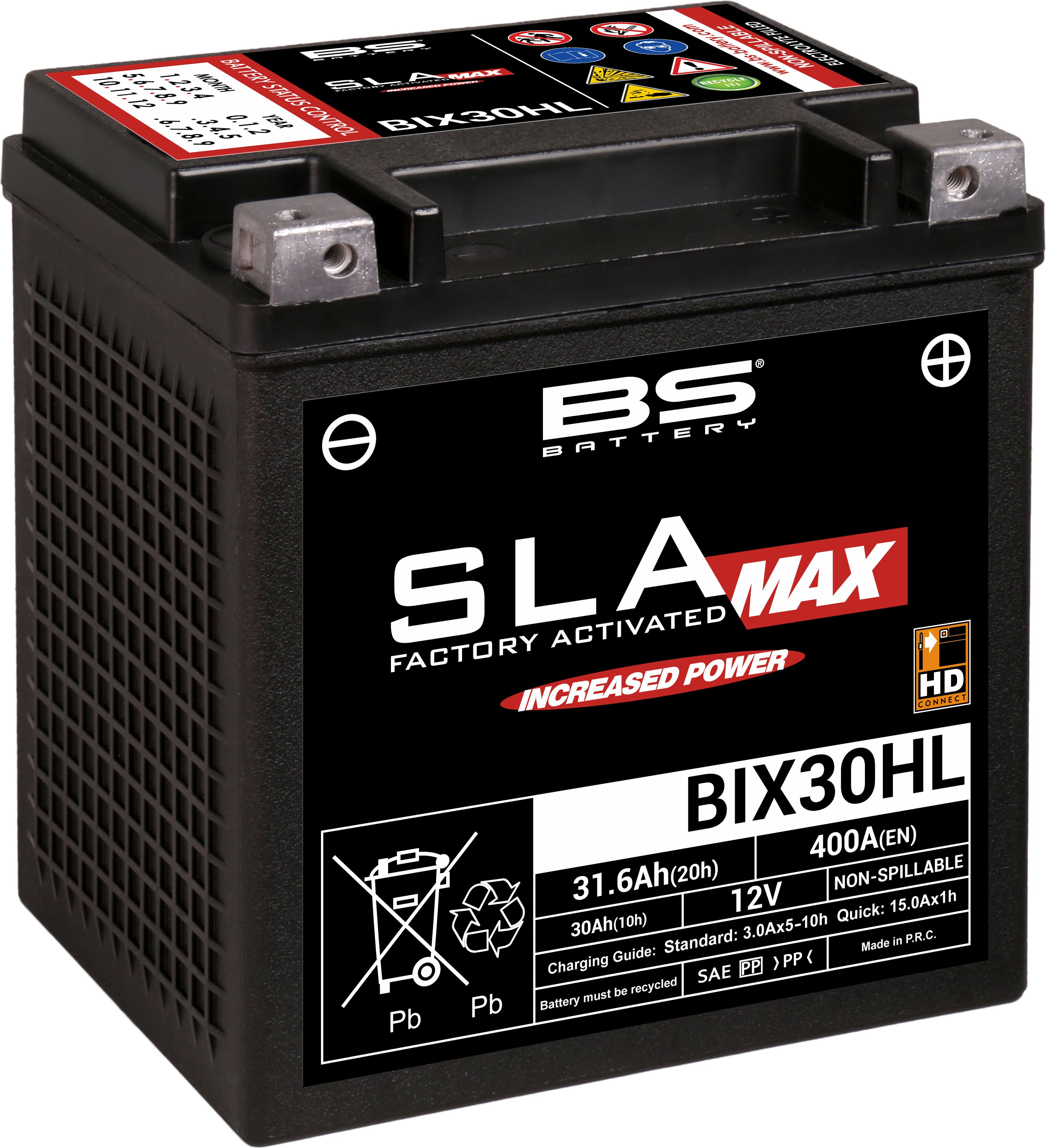 BS Battery BIX30HL (FA) SLA MAX - Sealed & Activated