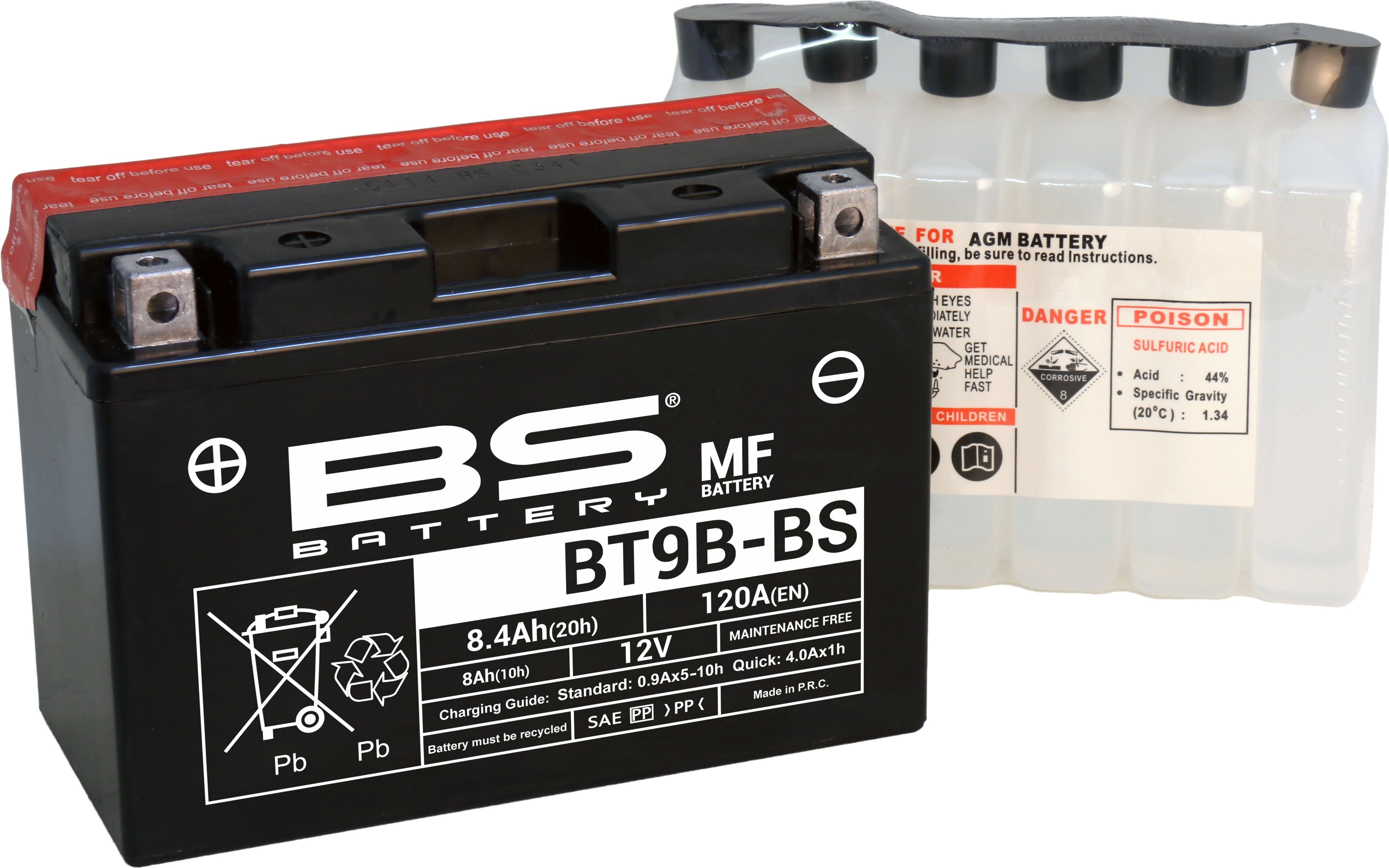 BS Battery  BT9B-BS MF (cp) Maintenance Free
