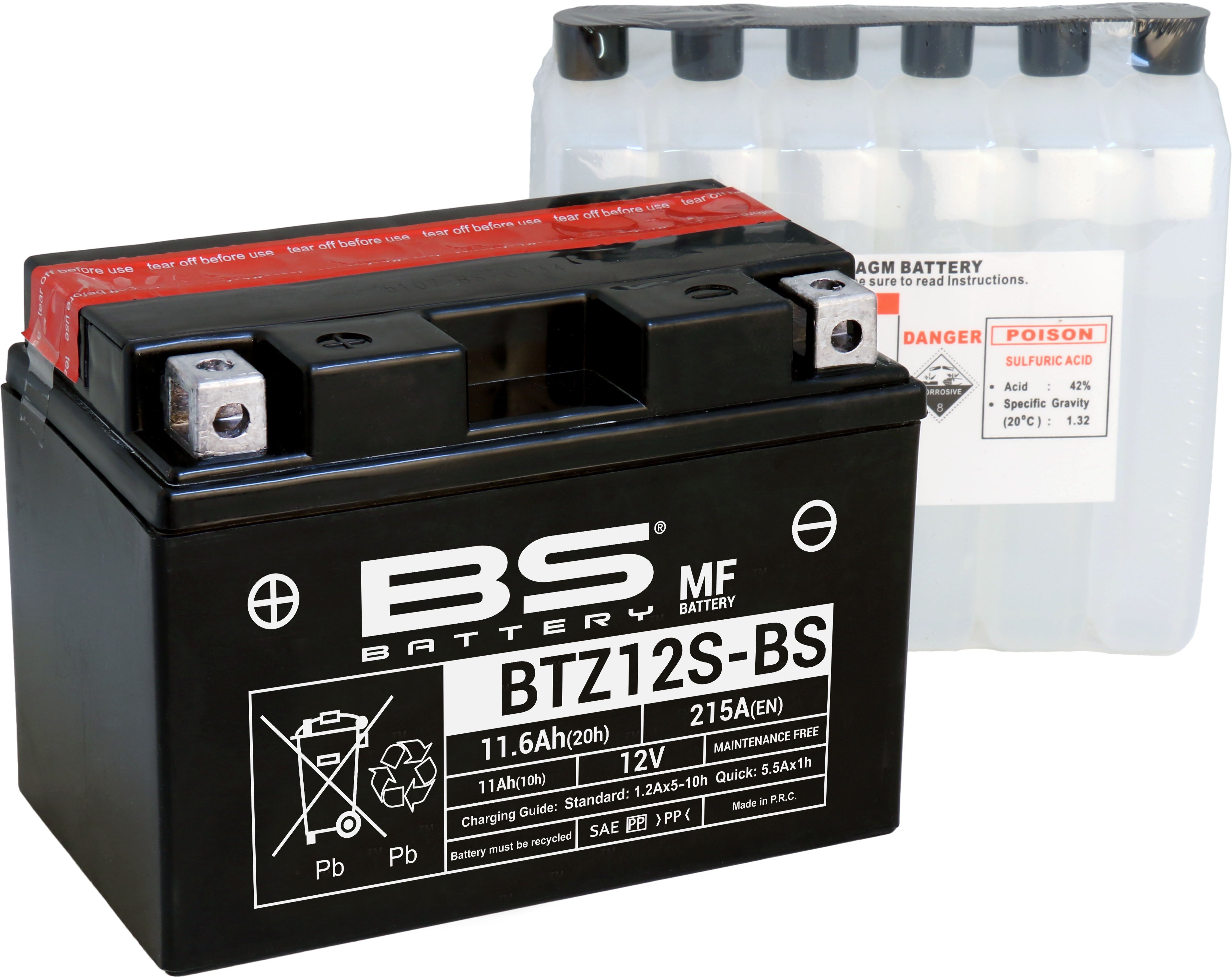 BS Battery  BTZ12S-BS MF (cp) Maintenance Free