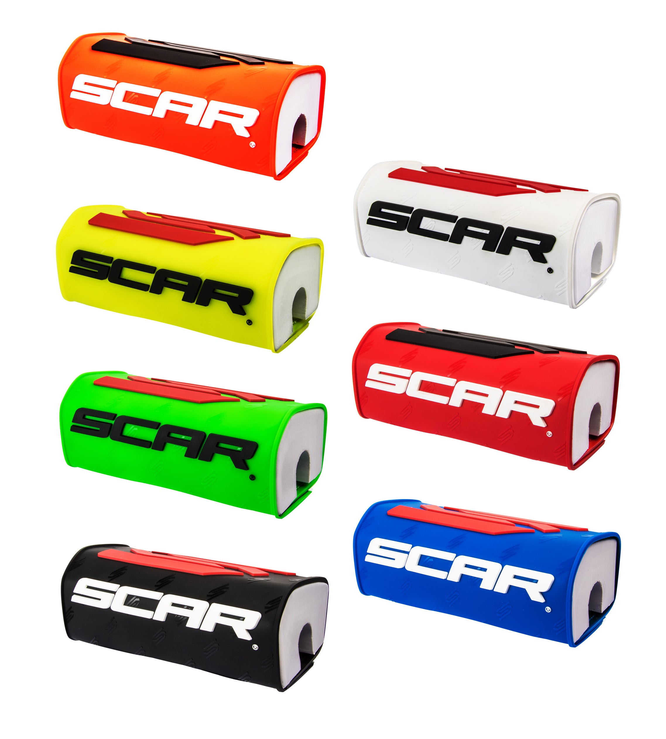 Scar Oversize Bar Pad O² - Orange Fluo color