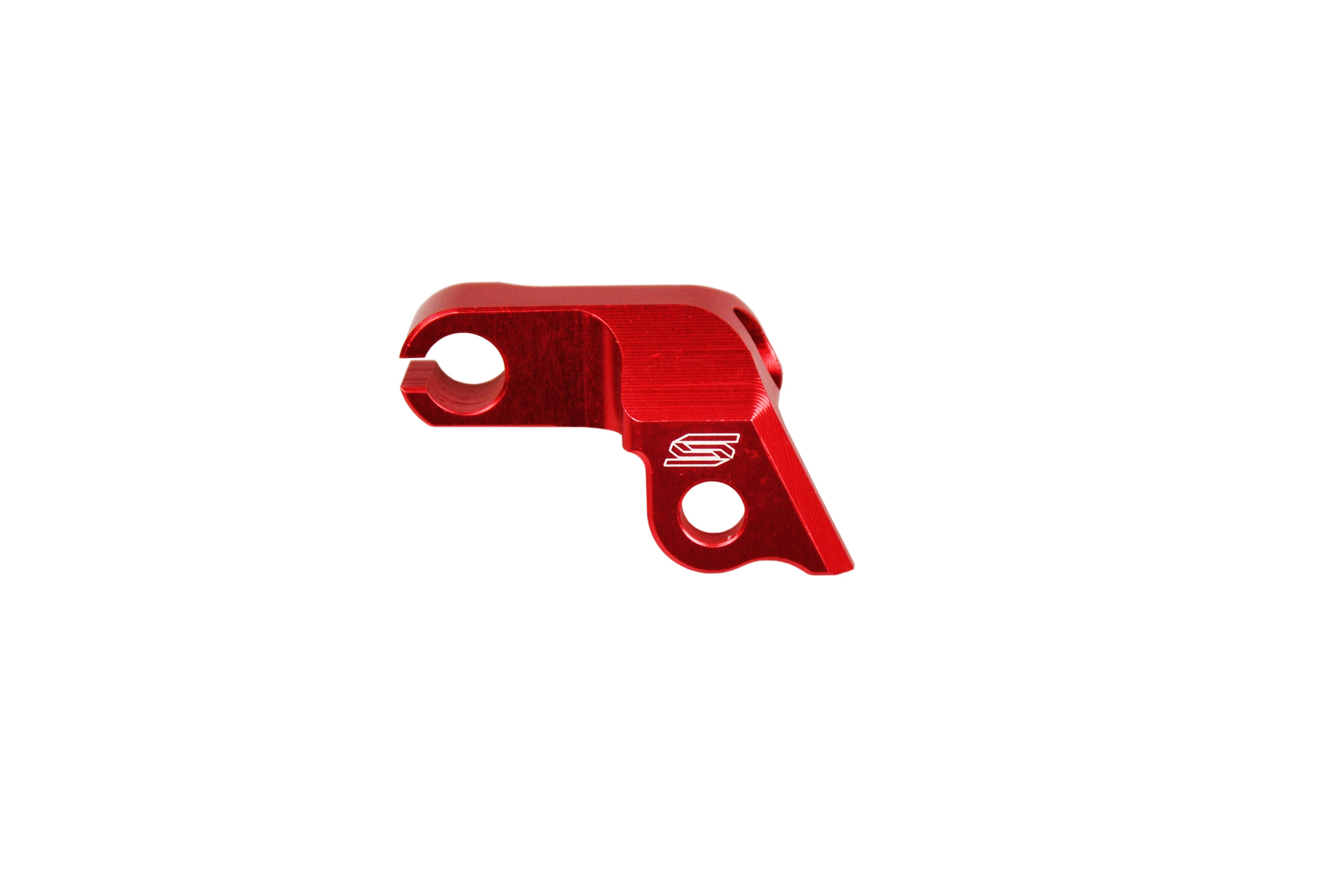 Scar Clutch Cable Guide - Honda Red color