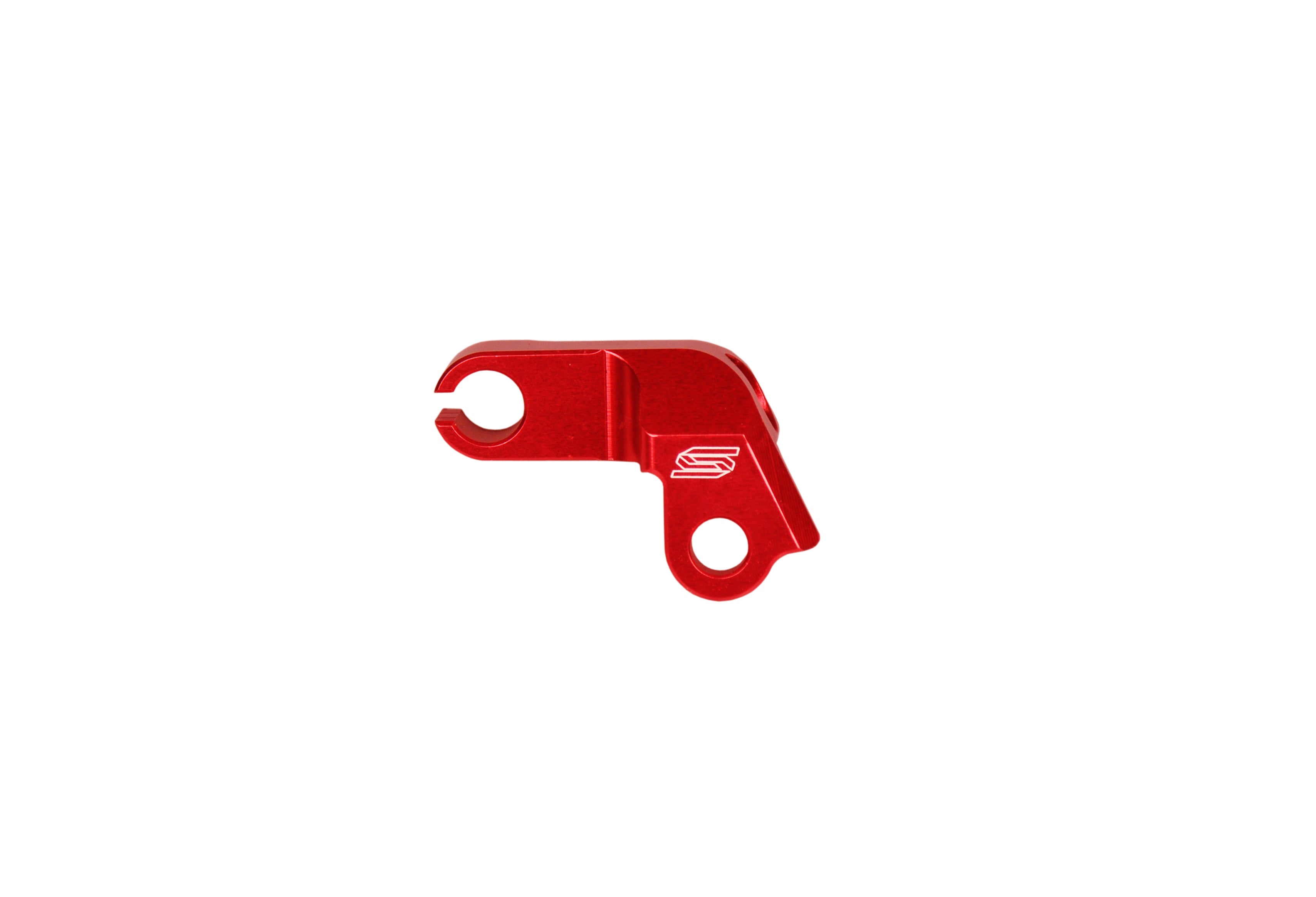 Scar Clutch Cable Guide - Honda Red color