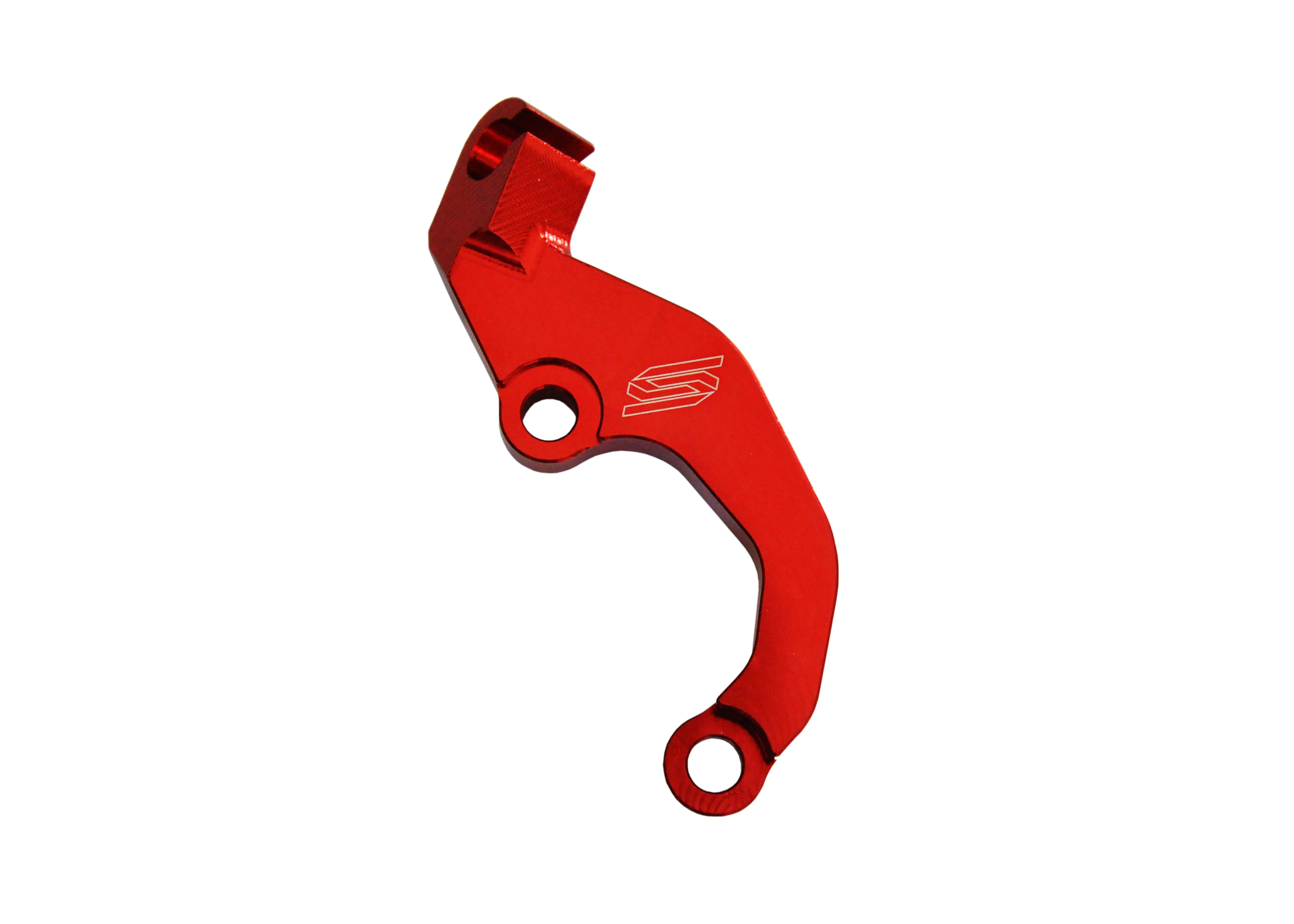 Scar Clutch Cable Guide - Honda Red color
