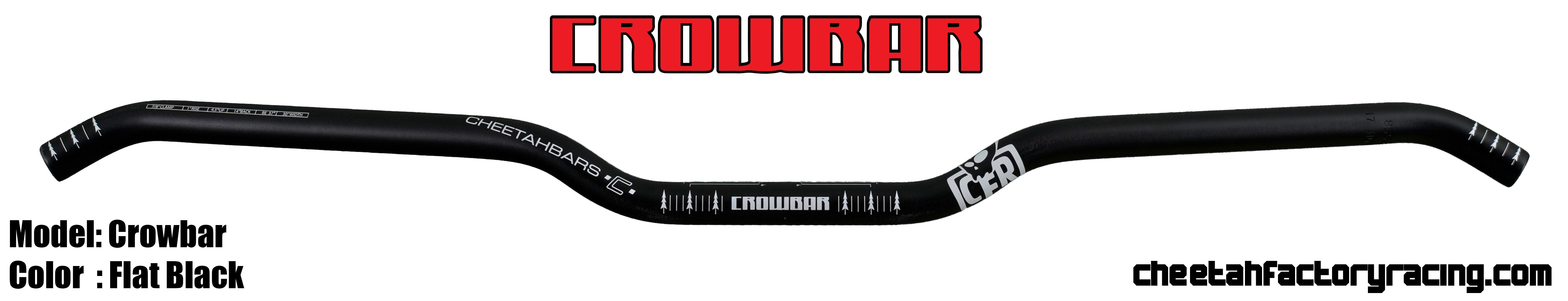CFR Crow Ohjaustanko Flat Musta