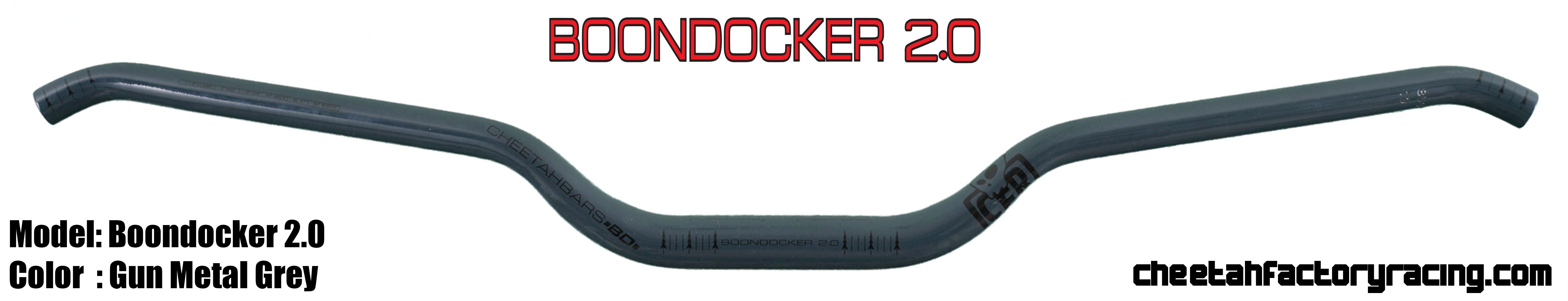 CFR Boondocker Ohjaustanko 2.0 Gun Metal harmaa