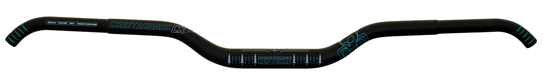 CFR Kesterke Ohjaustanko Musta/Turkoosi