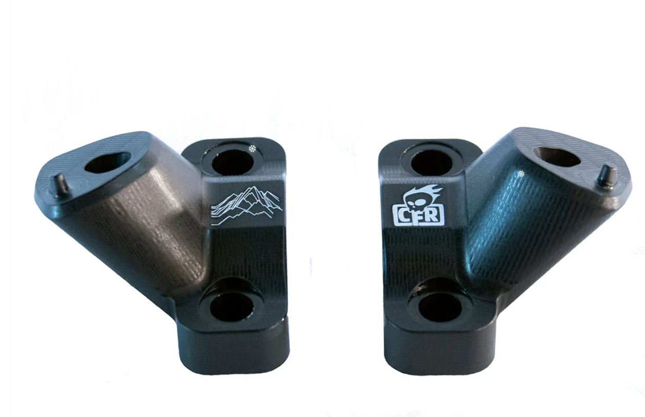 CFR Tartuntakahva adapteri V1 (Knucks riser) Ski-Doo Gen4, Musta