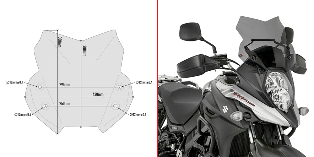 GIVI SPOILER SUZUKI DL650 VSTROM'17