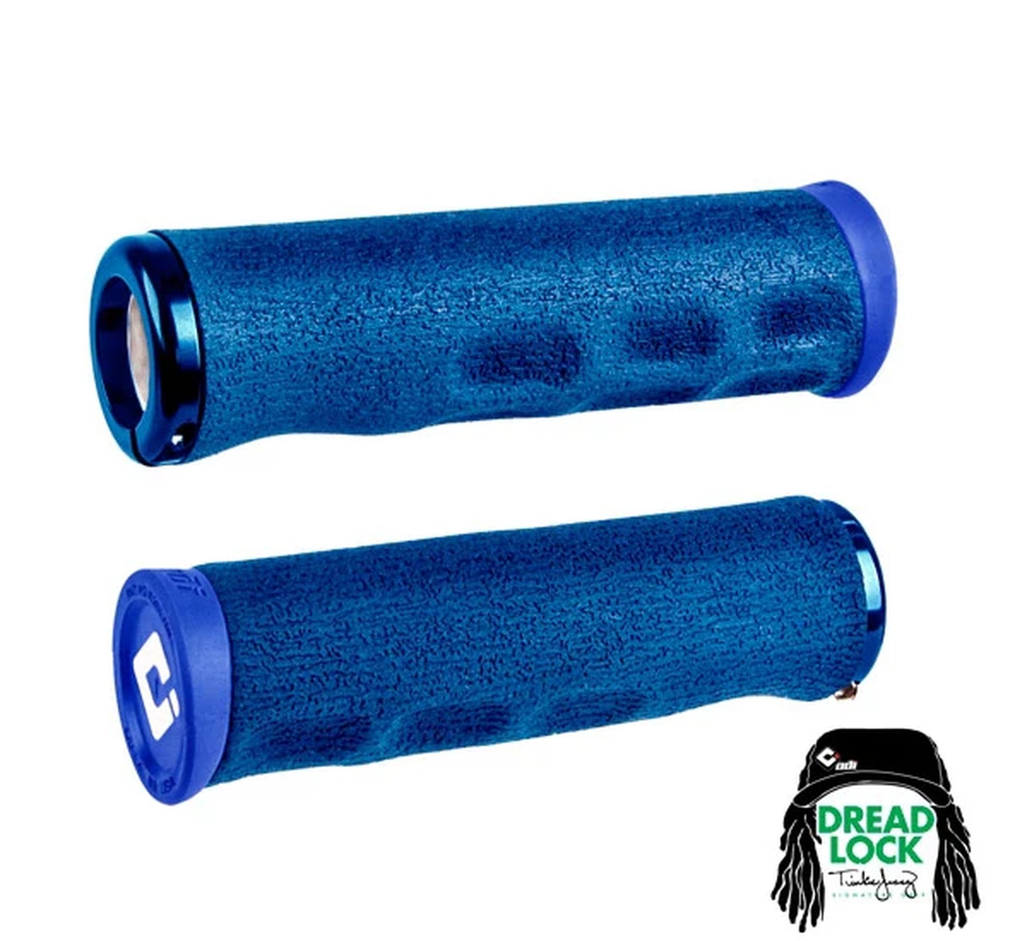 ODI Tinker Juarez-Dread Lock E-MTB Grip 130mm Blue/Blue