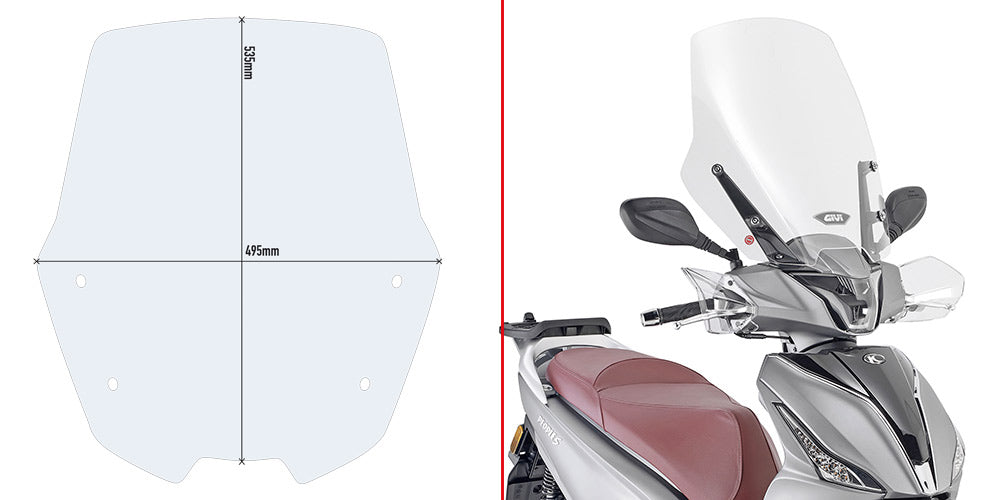 GIVI SPOILER KYMCO PEOPLE S (20-21)
