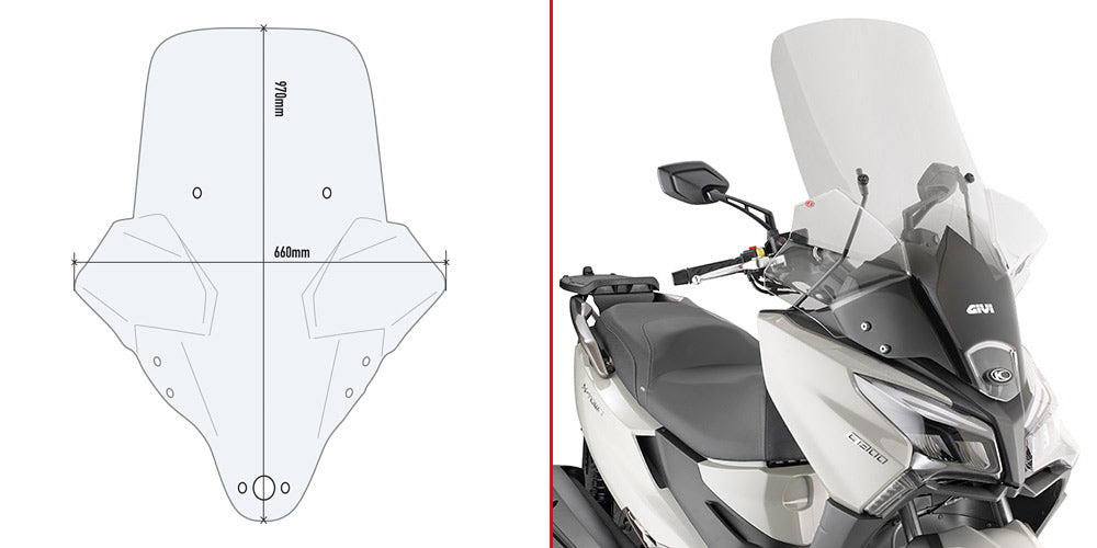 GIVI SPECIFIC FITTING KIT D6115DT