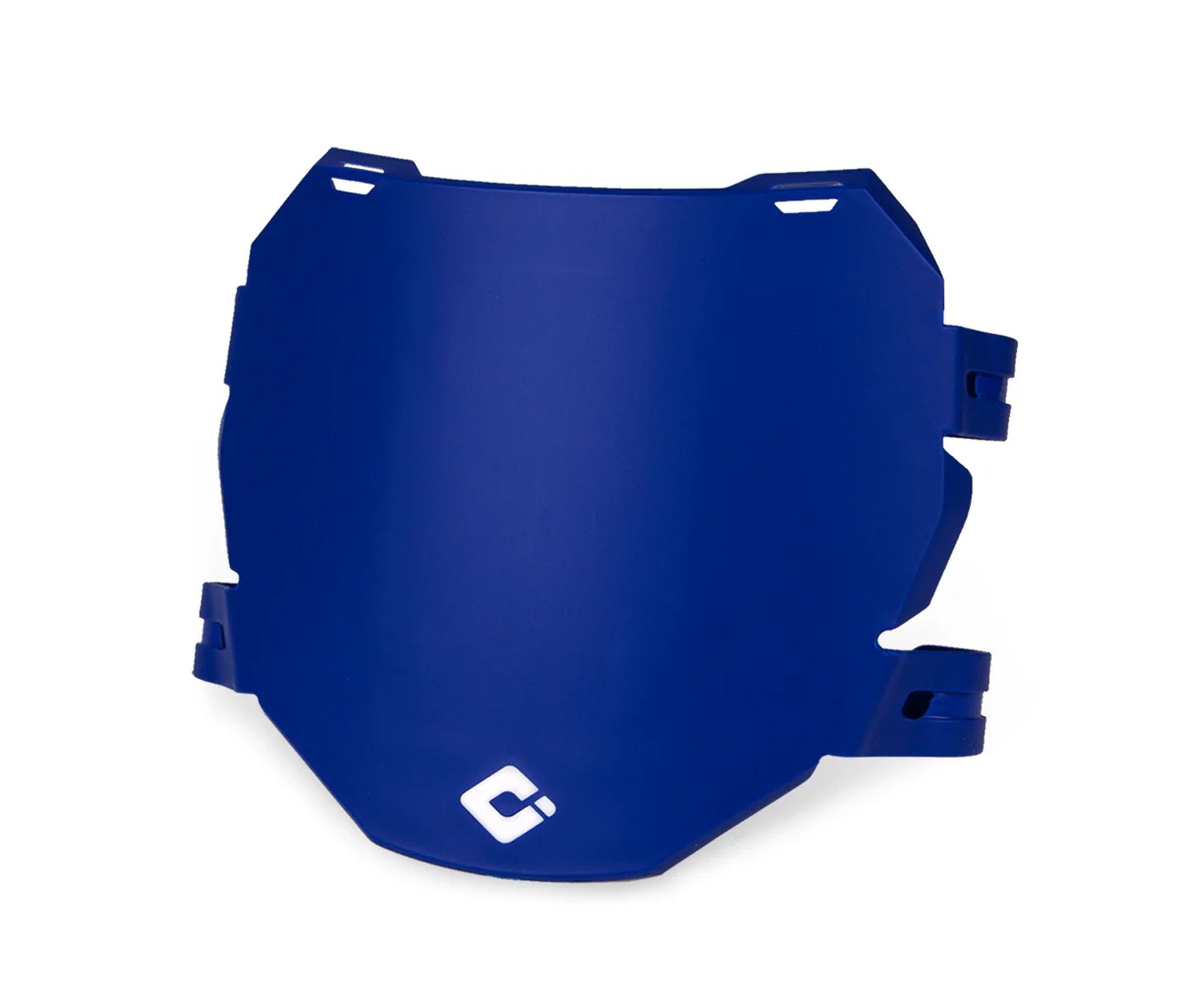 ODI DH E-MTB Number Plate for use with Triple-Crown Forks - Blue