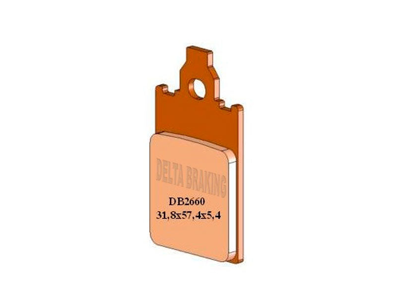 Delta Braking Jarrupalat, Sintered, Malaguti / Piaggio / Yamaha