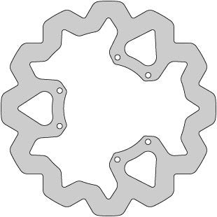 Delta-Braking Jarrulevy, Etu, Ulko Ø 260mm, Aprilia / Derbi / Gilera / Rieju