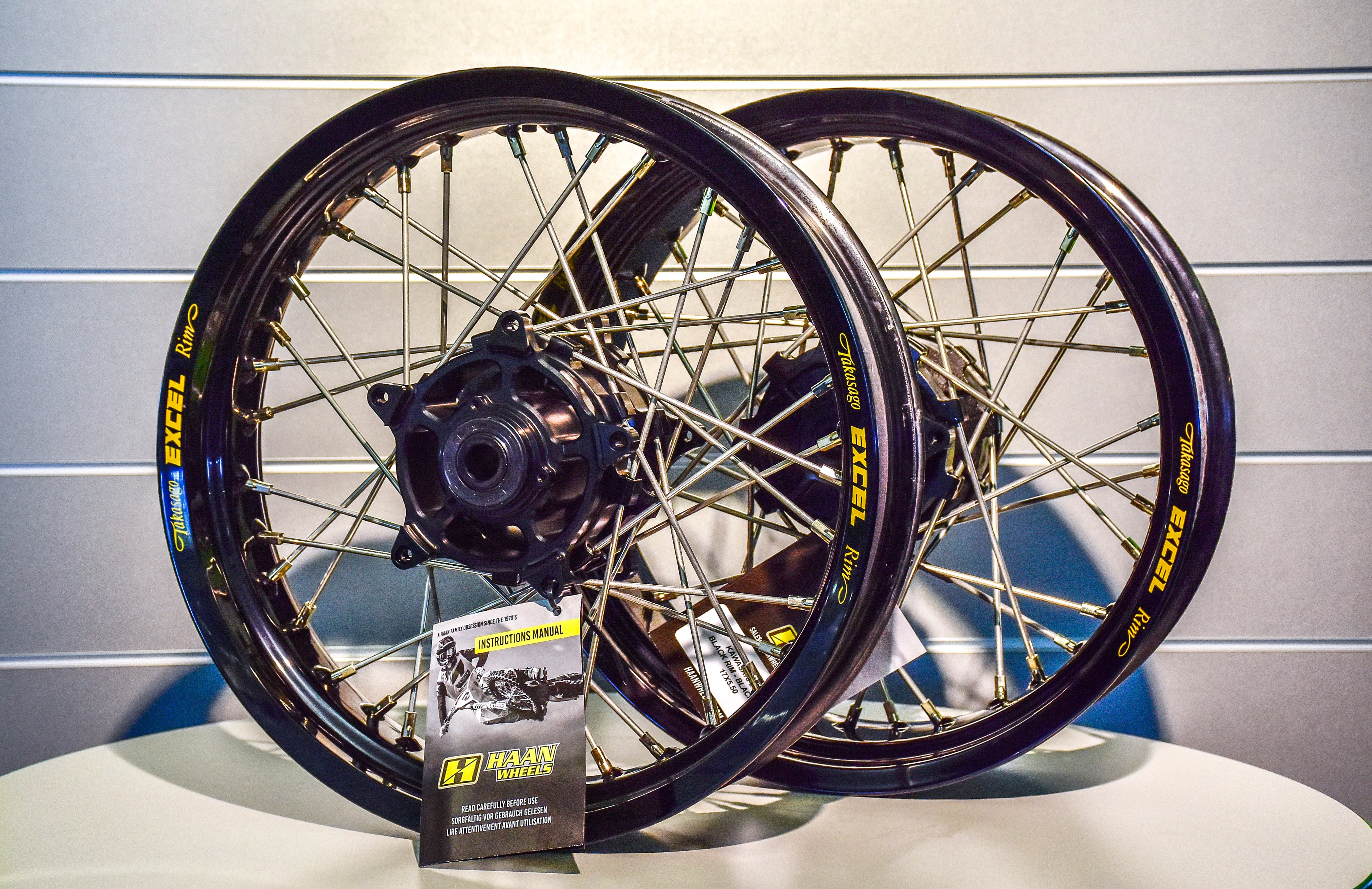 Haan wheel SX&SXF&EXC MODELS 95- 17-5,00 BLACK RIM/BLACK HUB