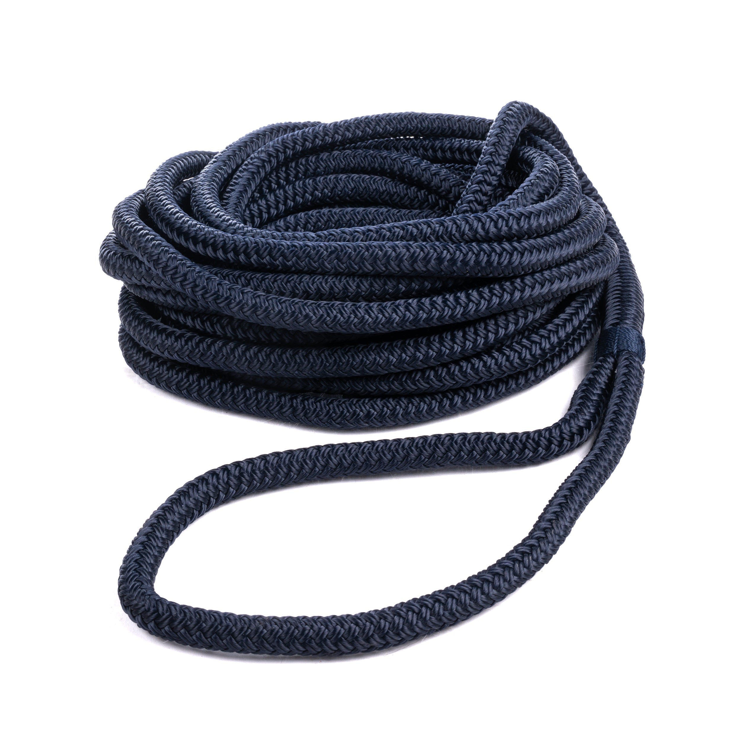 Qvarken Kiinnitysköysi Dockline silmukalla 18mm 6m navy sin