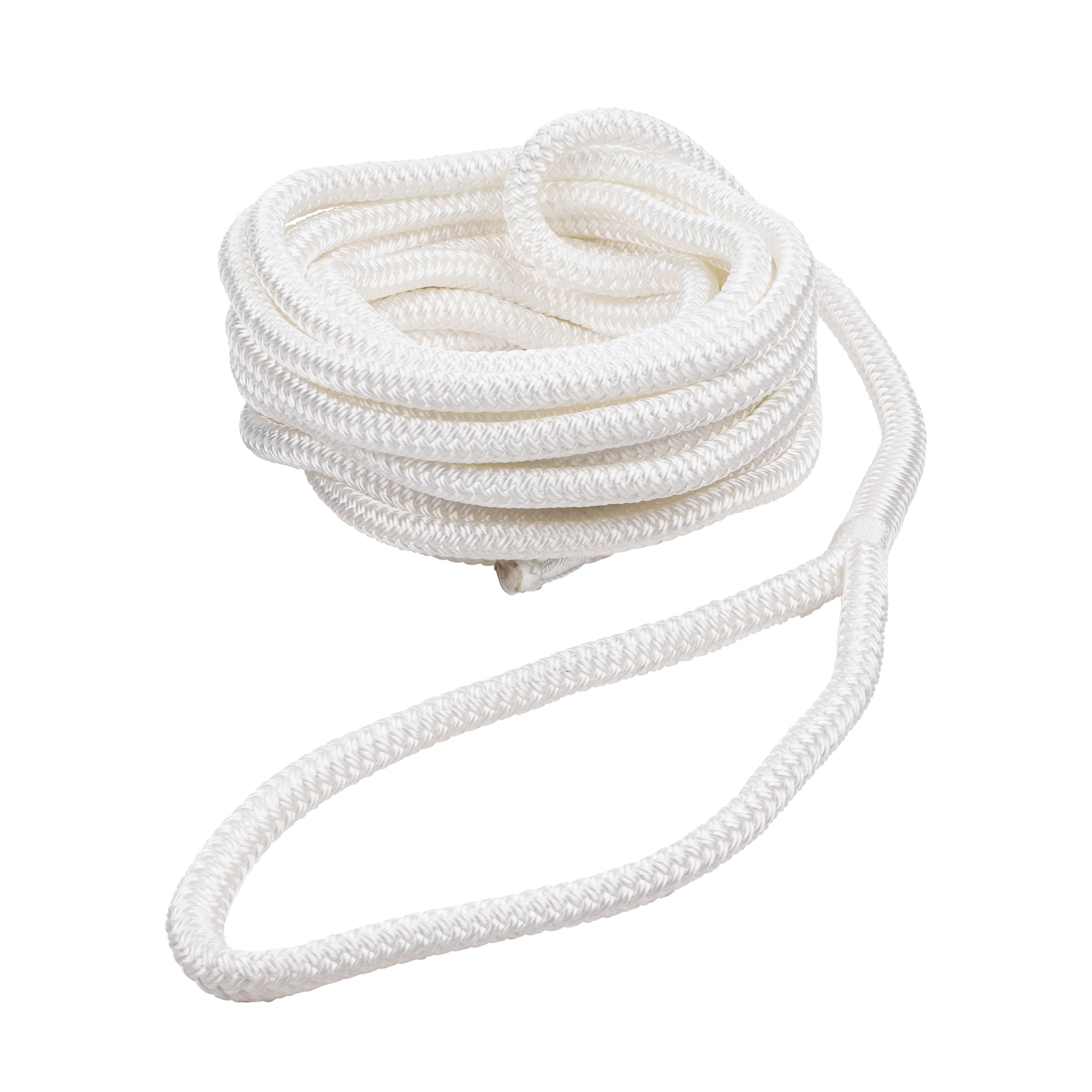 Qvarken Kiinnitysköysi Dockline silmukalla 14mm 6m valkoinen