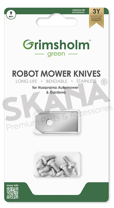 Eurogarden Teräsarja (9kpl, 0,60mm), Husqvarna Automower