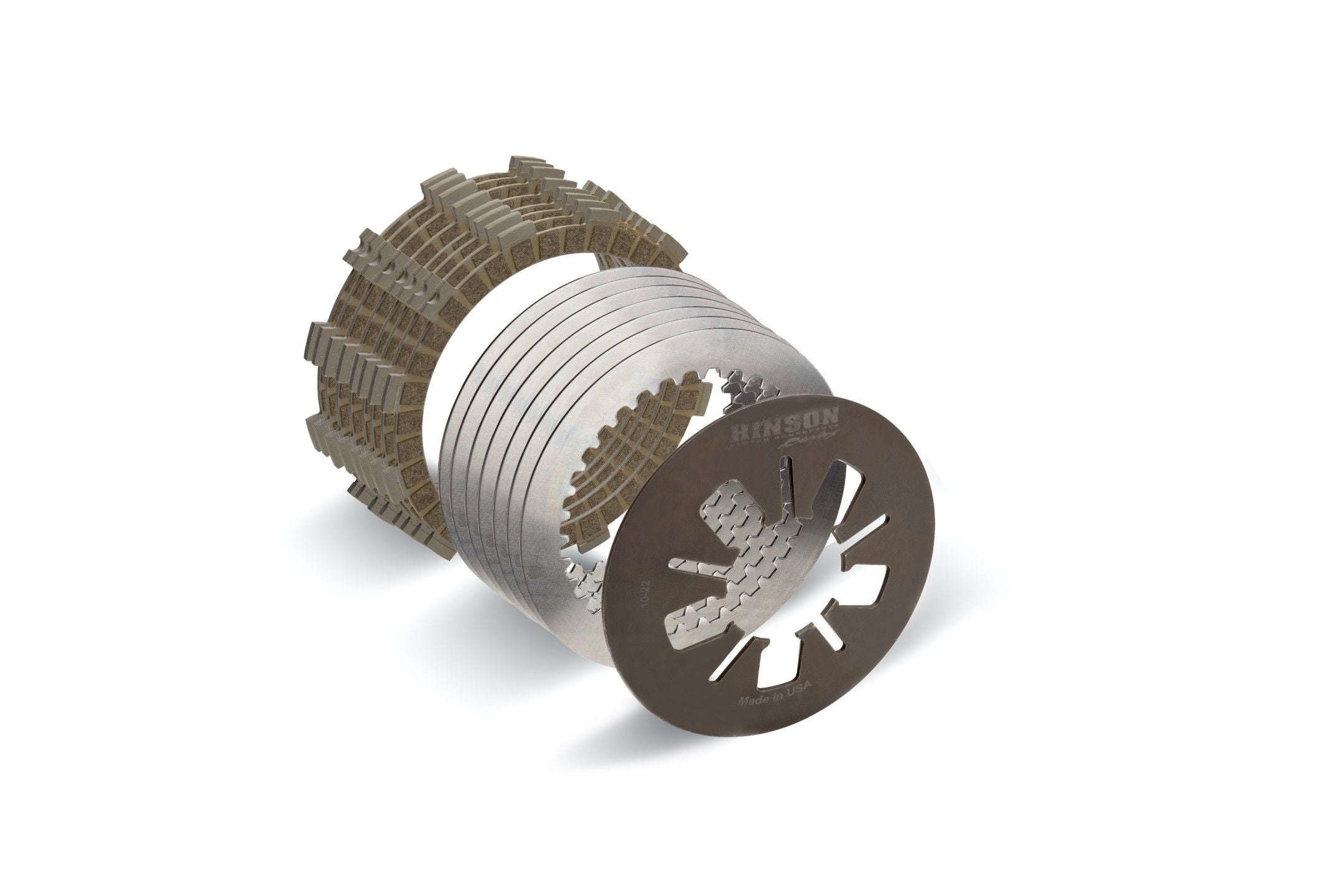 Hinson FSC Clutch Plate & Spring Kit KXF450 '21-'25 (Single Spring)