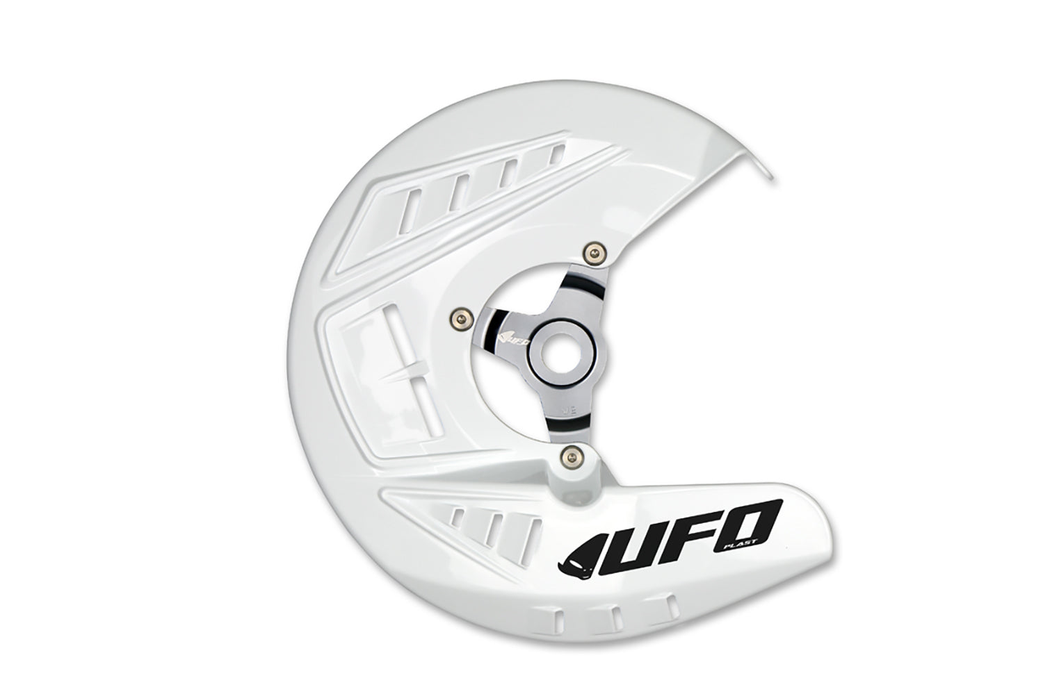 UFO Jarrulevysuoja etu SX/SX-F 10-14, EXC 10- Valkoinen  041