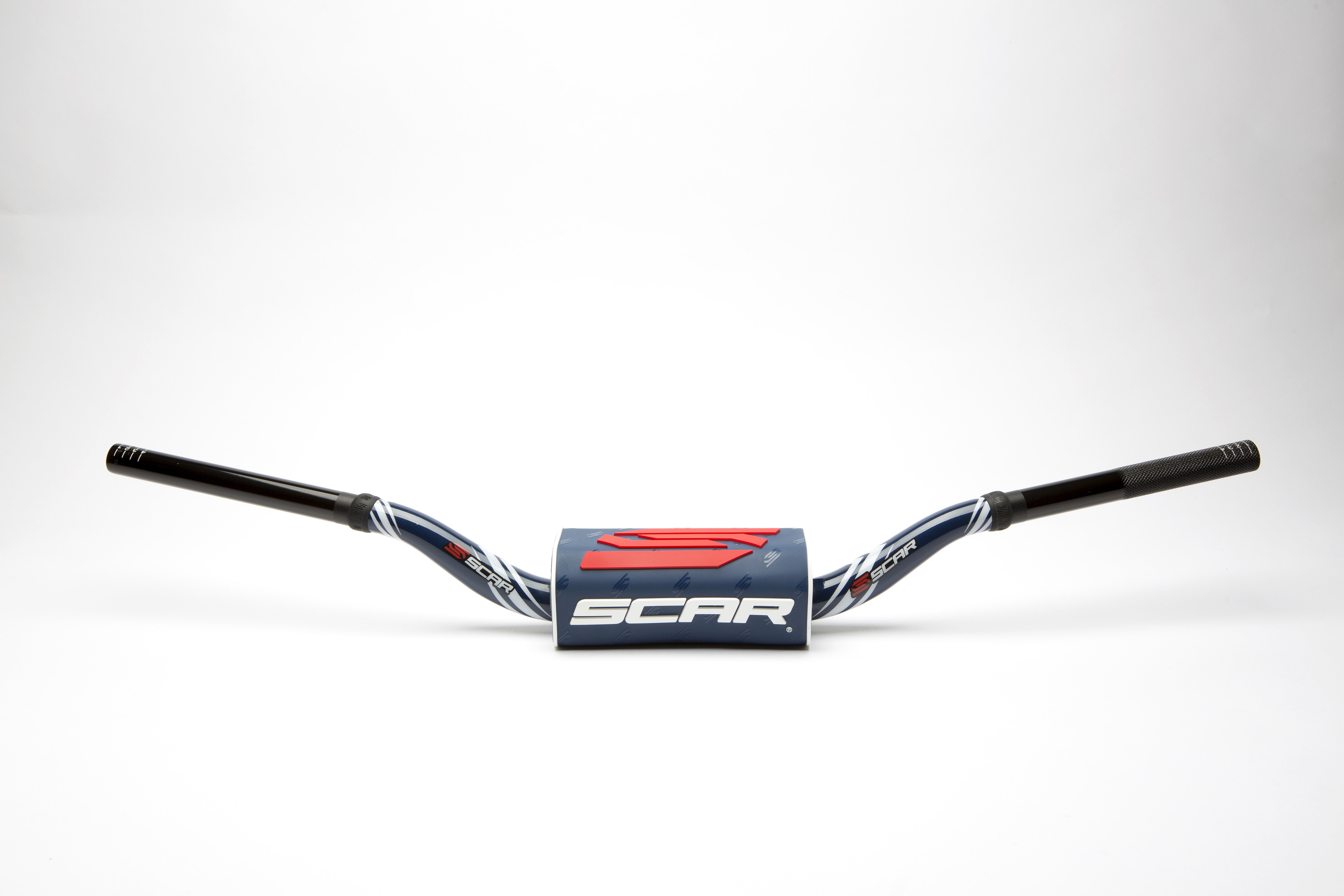 Scar Handlebar O² COLOR Ø28,6 (1 1/8”) - Villopoto/Stewart - DARK BLUE Bar - DAR