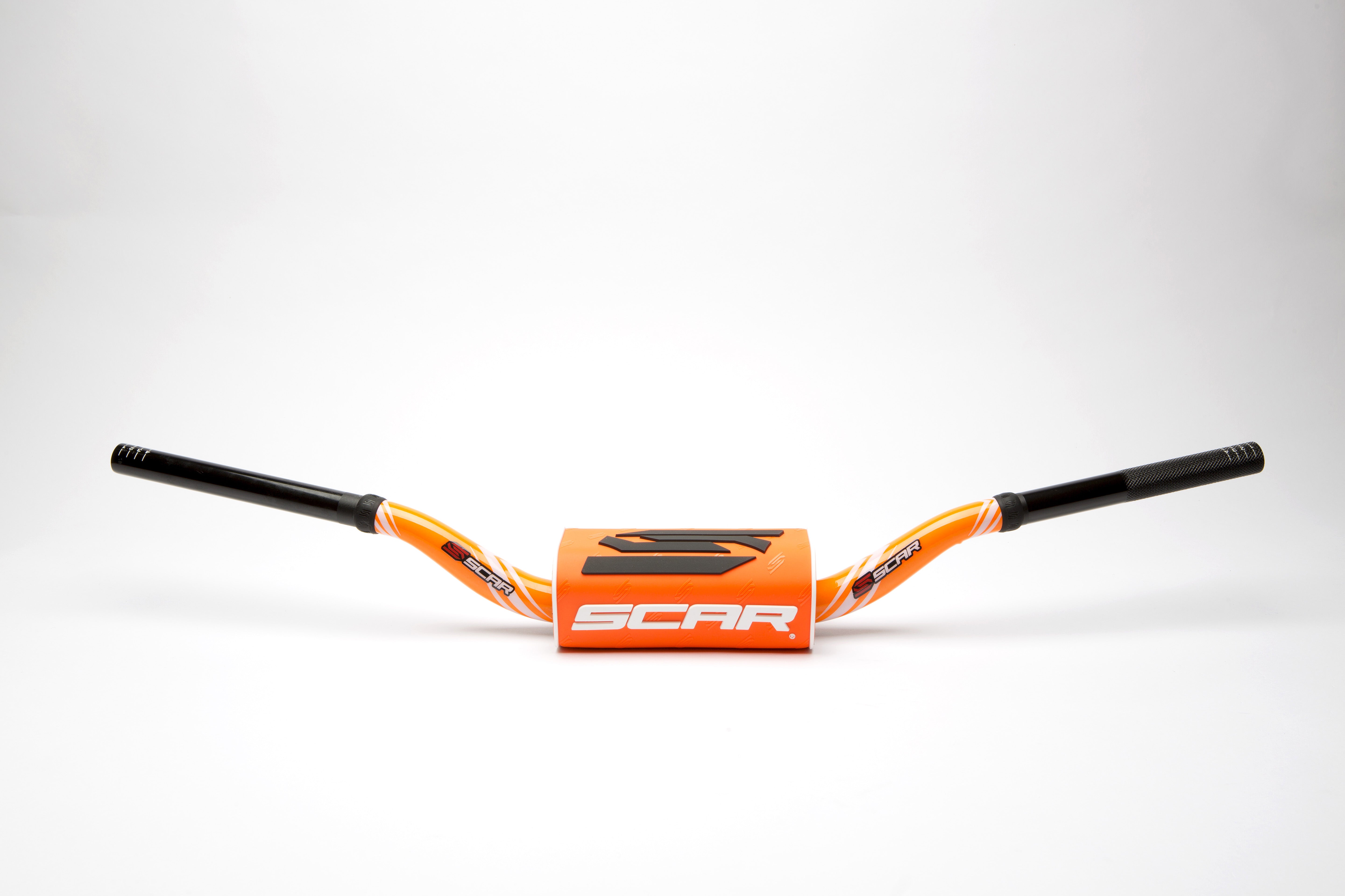 Scar Handlebar O² COLOR Ø28,6 (1 1/8”) - HIGH - ORANGE Bar - ORANGE Bar pad