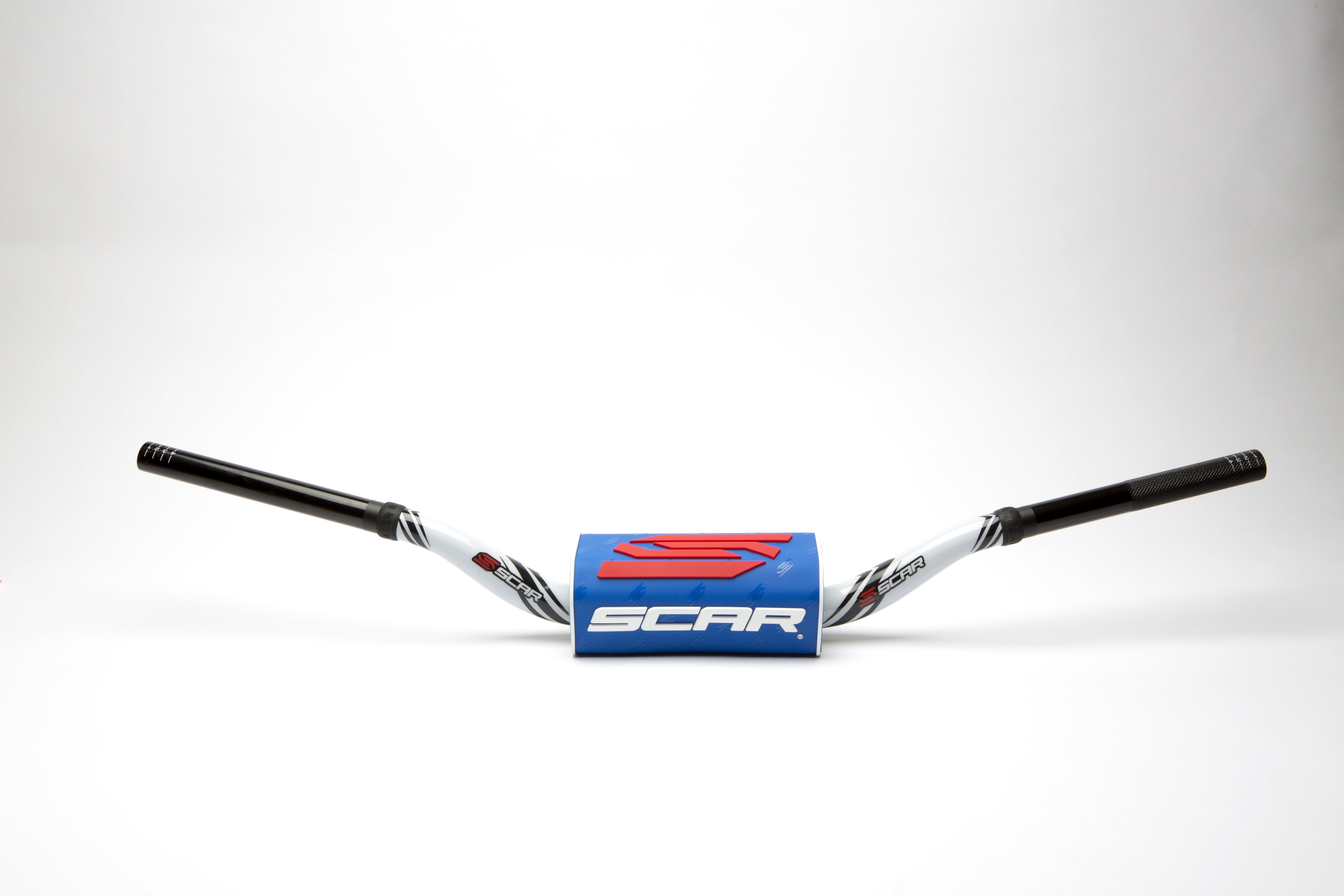 Scar Handlebar O² COLOR Ø28,6 (1 1/8”) - McGrath/Short Ktm - WHITE Bar - BLUE Ba