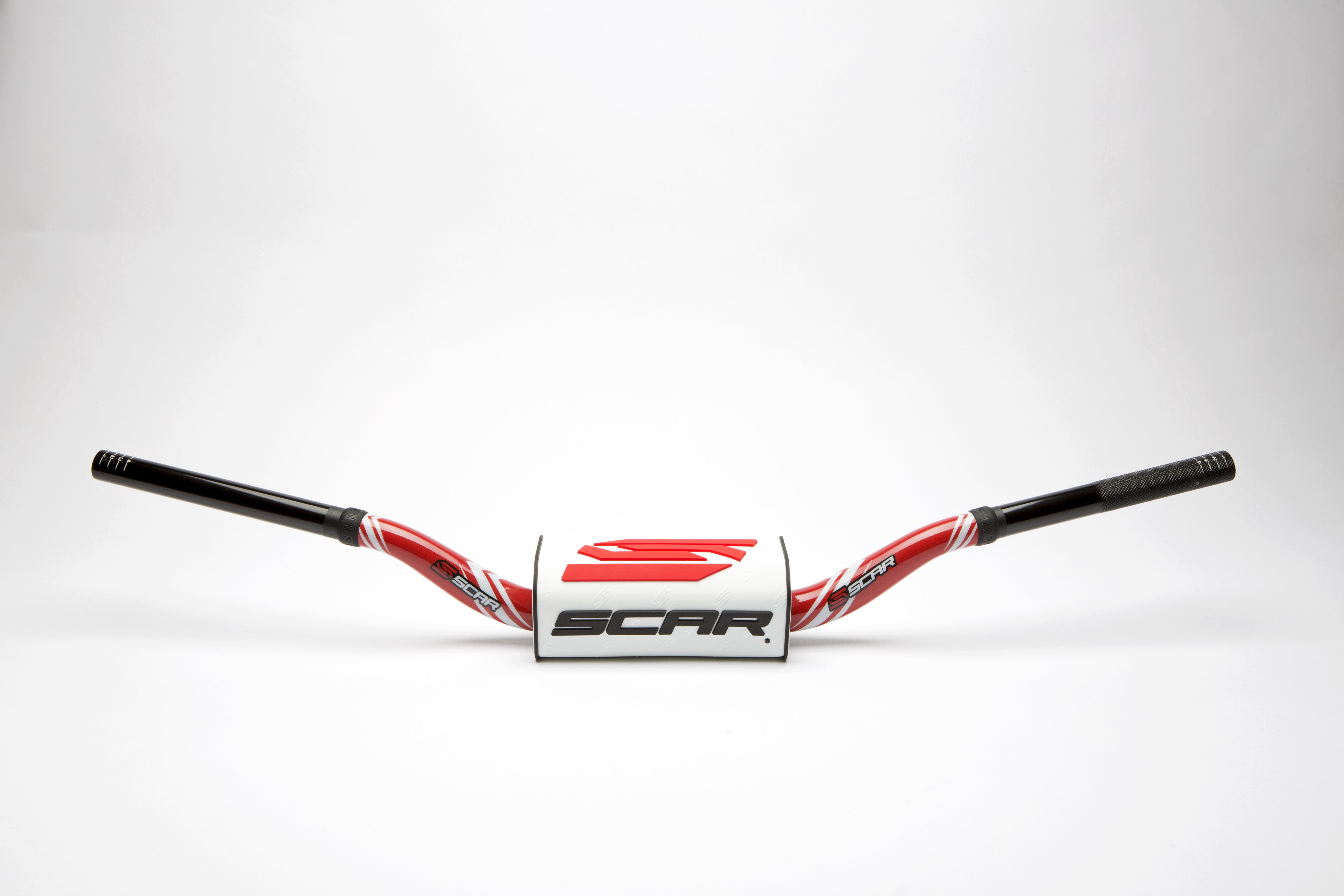 Scar Handlebar O² COLOR Ø28,6 (1 1/8”) - McGrath/Short Ktm - RED Bar - WHITE Bar