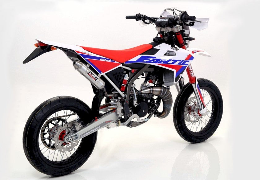 Giannelli Enduro 2T Äänenvaimennin, Alu (E-hyv.), Fantic 50 17- (Pa.p. 308-0281