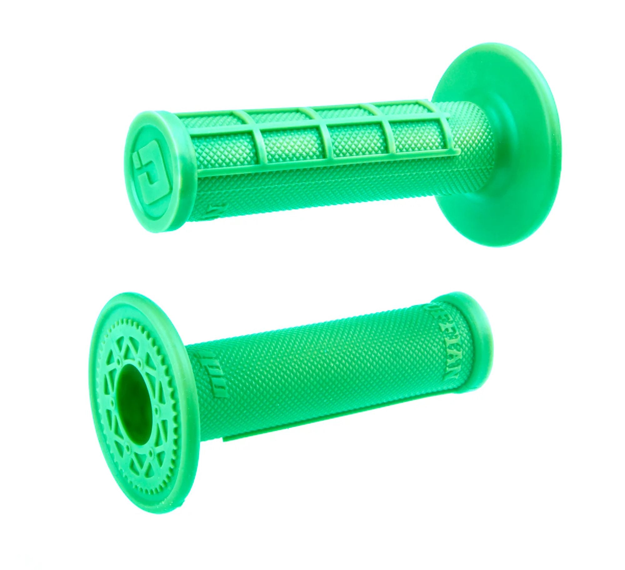 ODI Glue-On Grip Half-Waffle MX Single-Ply (Ruffian) FLO-Green