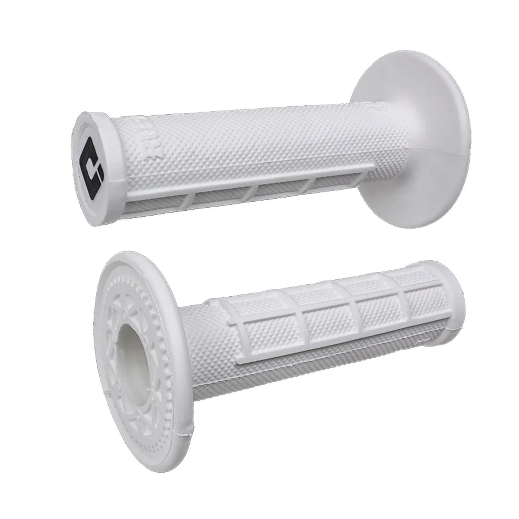 ODI Glue-On Grip Half-Waffle MX Single-Ply (Ruffian) White (Pro Soft)