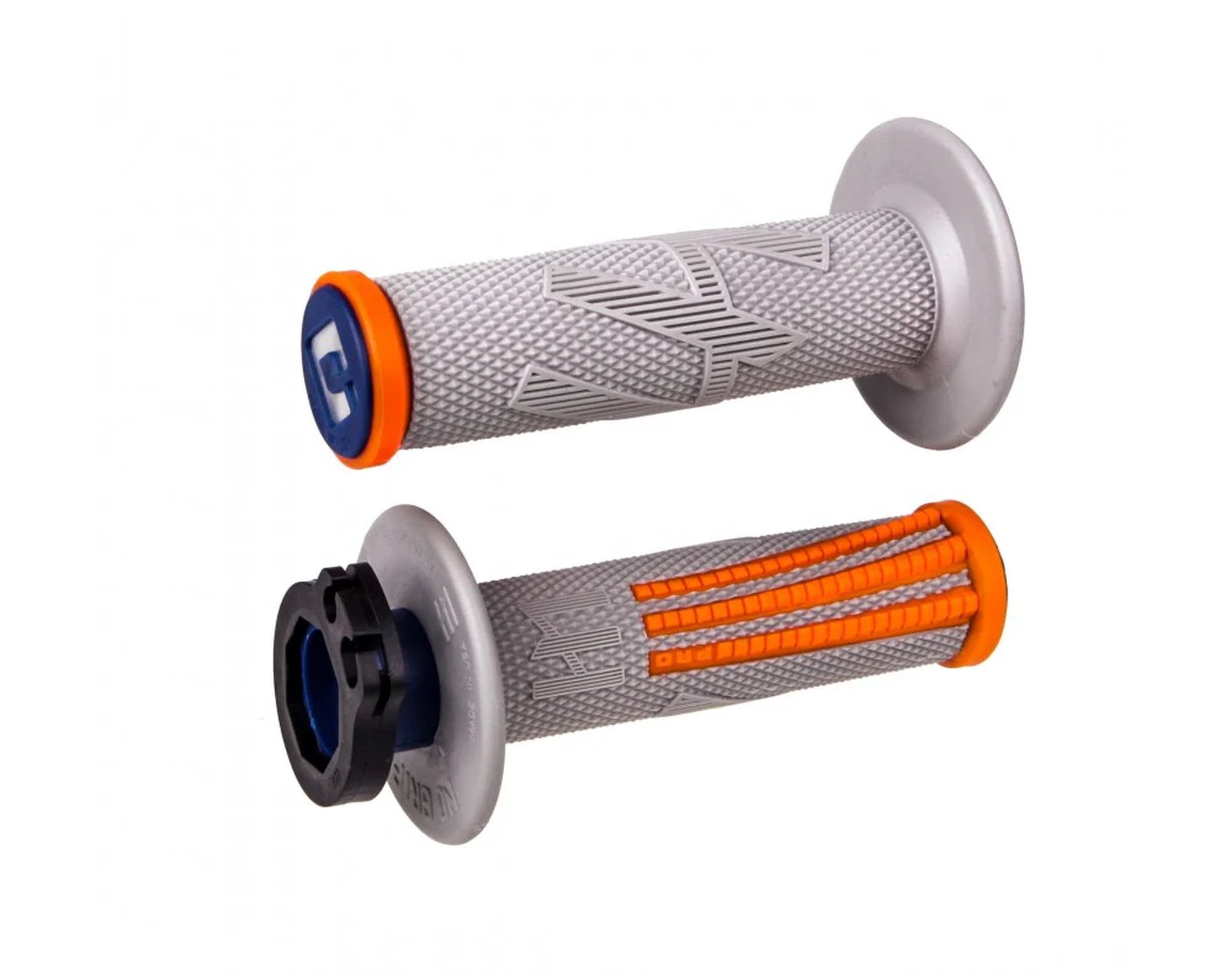 ODI EMIG PRO V2 Lock-On Grip Grey / Orange