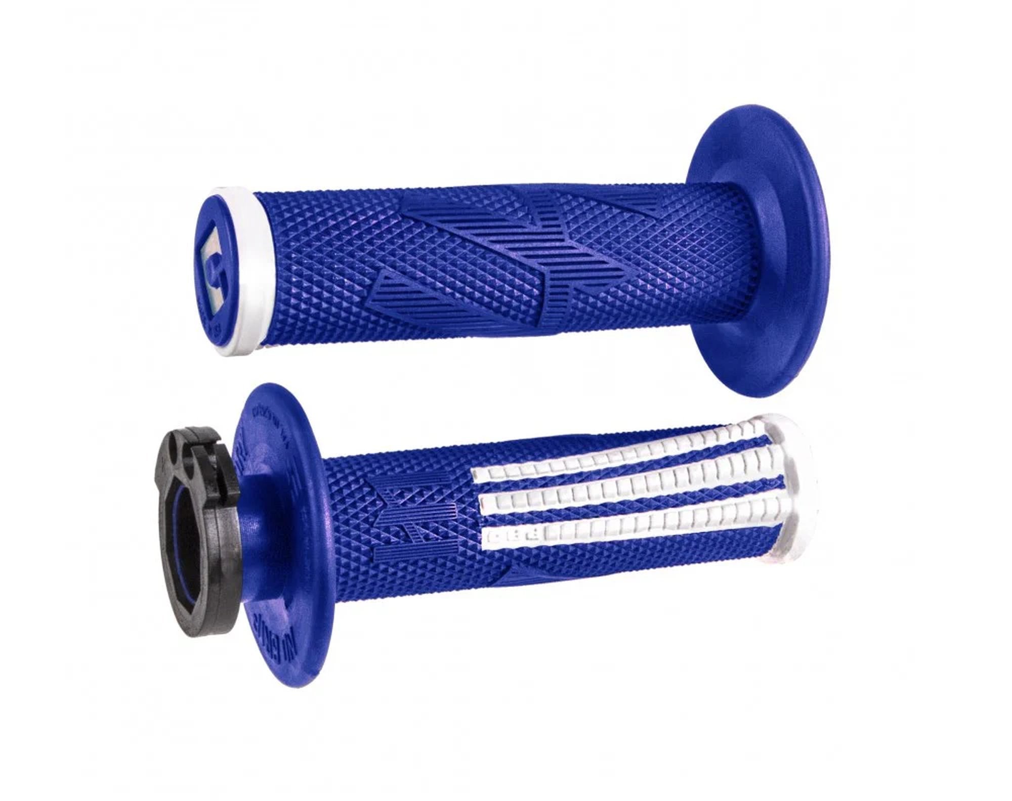 ODI EMIG PRO V2 Lock-On Grip BLUE / White