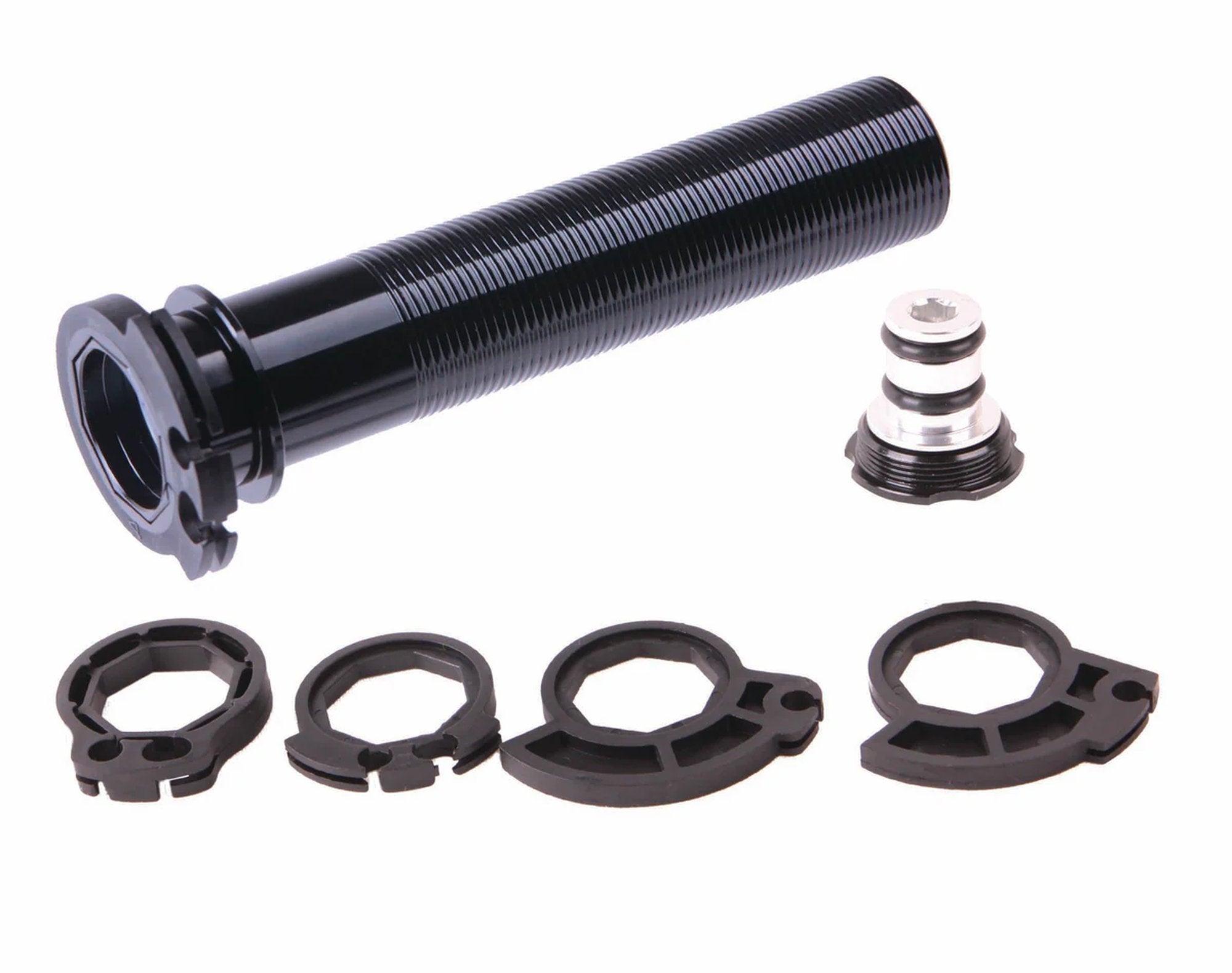 ODI Fusion PRO Alloy Throttle Tube MX 7/8" BLACK Alloy with Internal Sealed Bea