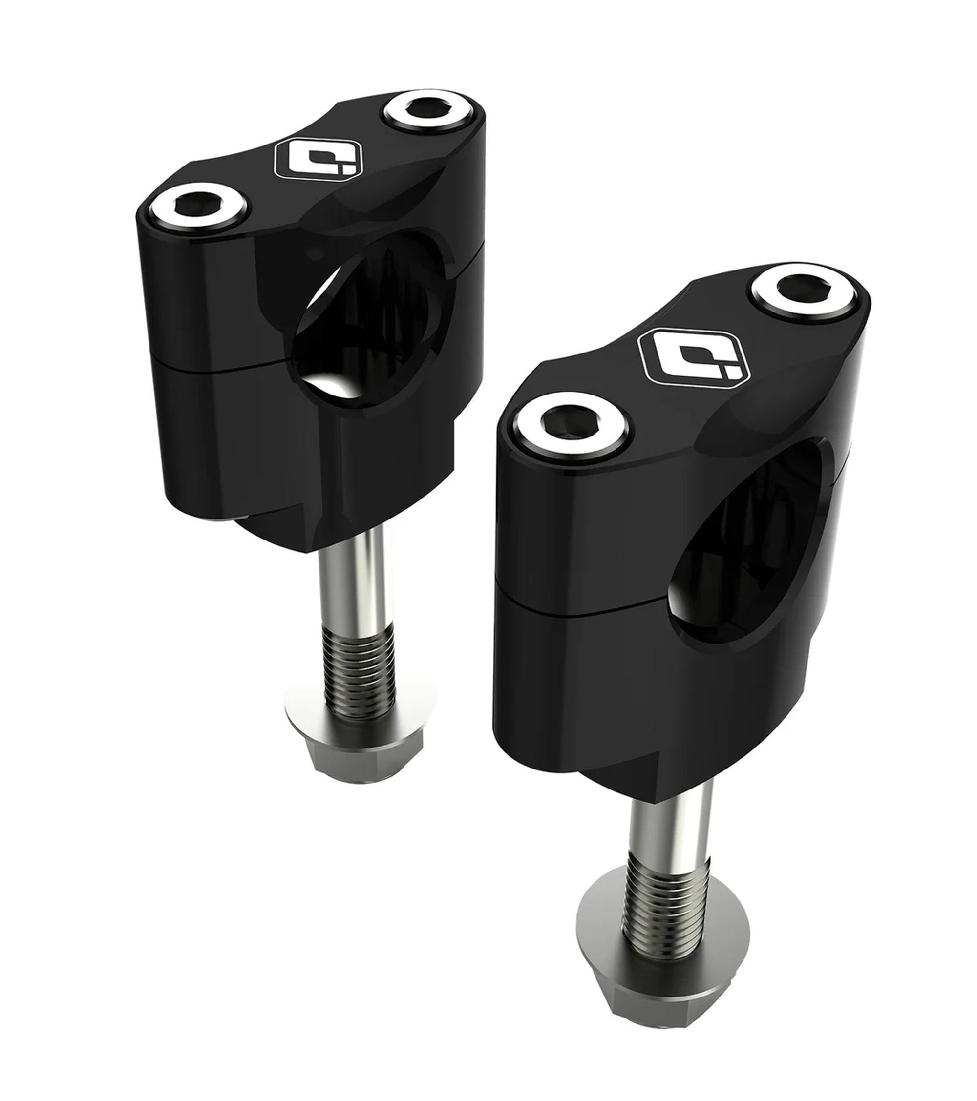 ODI MX BAR MOUNTS-OEM REPLACEMENT 7/8" (Drop-In Style) Shot Peened BLACK