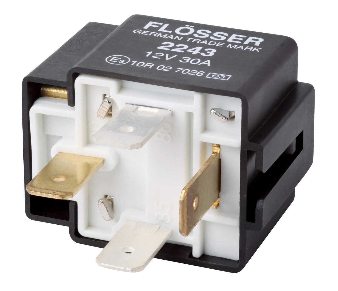 Flösser relay 12V 30A with fuse