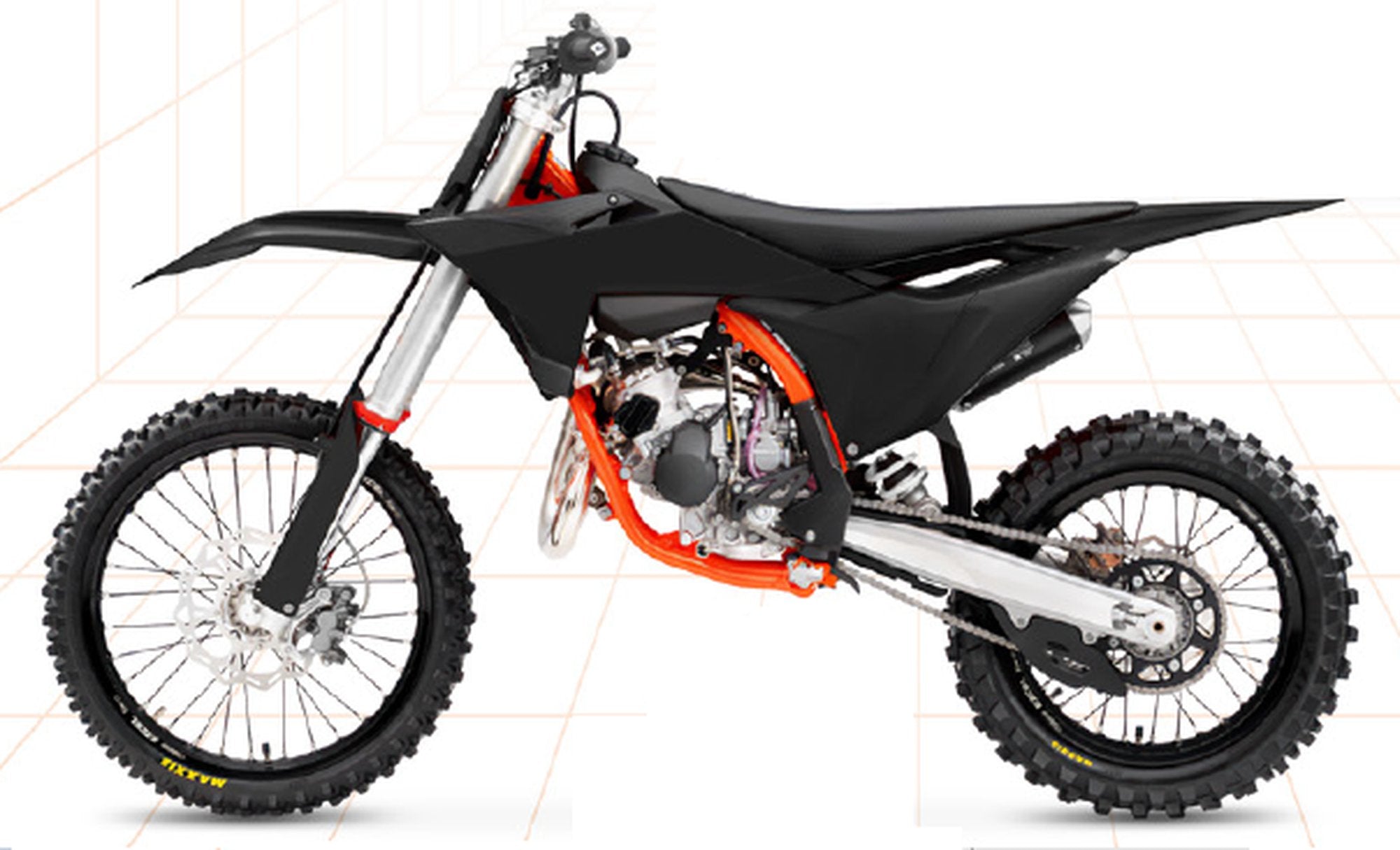 UFO Muovisarja 5-osainen musta KTM SX85 25-..