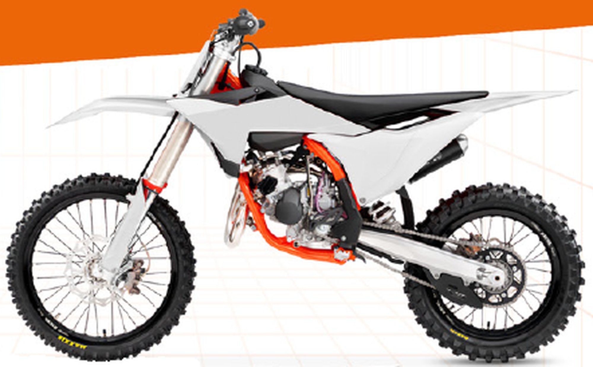 UFO Muovisarja 5-osainen Valkoinen 047 KTM SX85 25-.