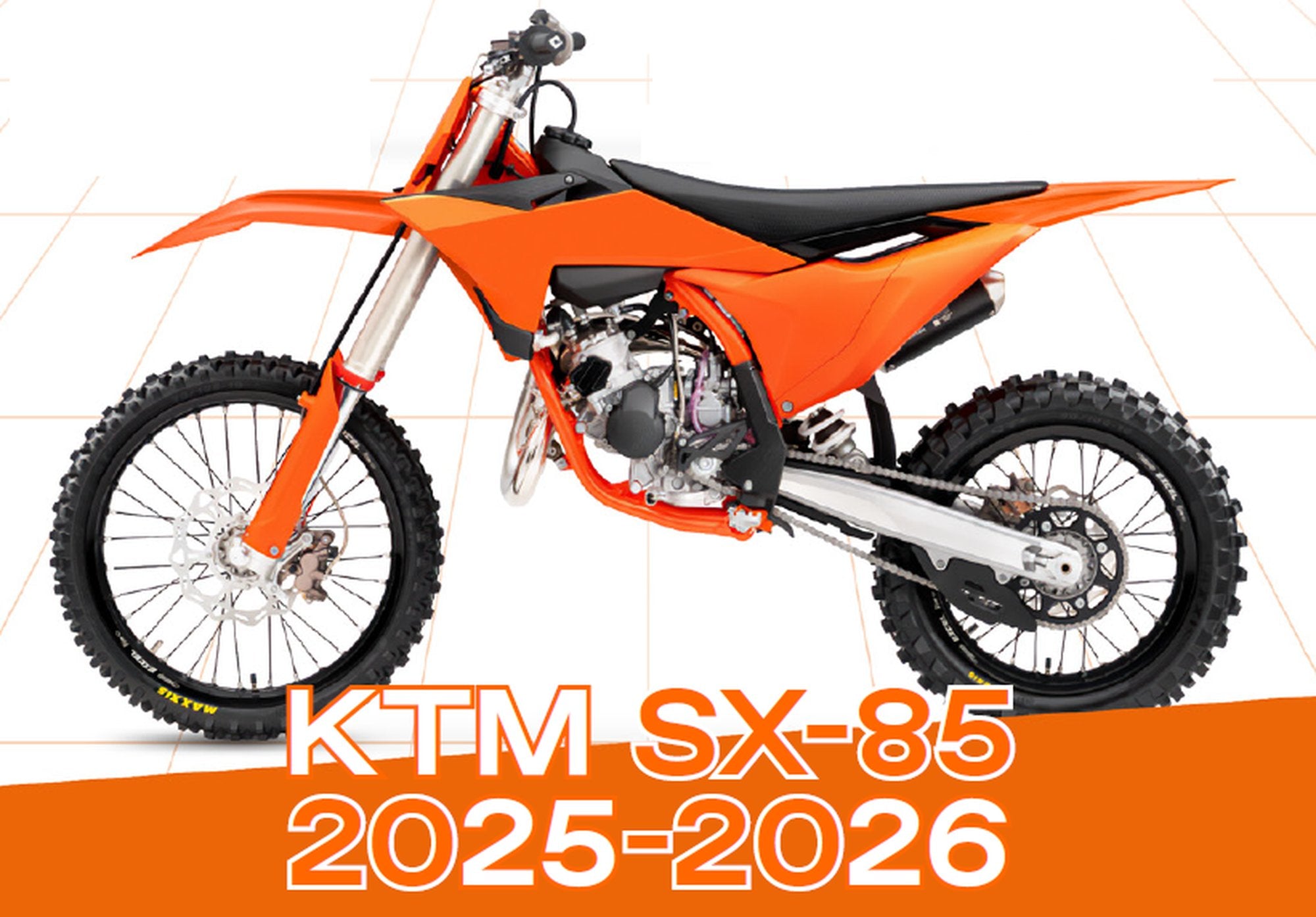 UFO Muovisarja 5-osainen Oranssi KTM SX85 25-..