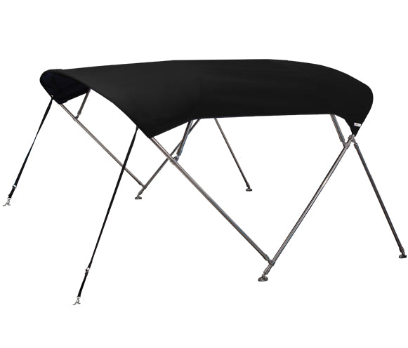 OS CRUISER BIMINI STAINLESS STEEL 4 BOW 2.1M-2.4M BLACK