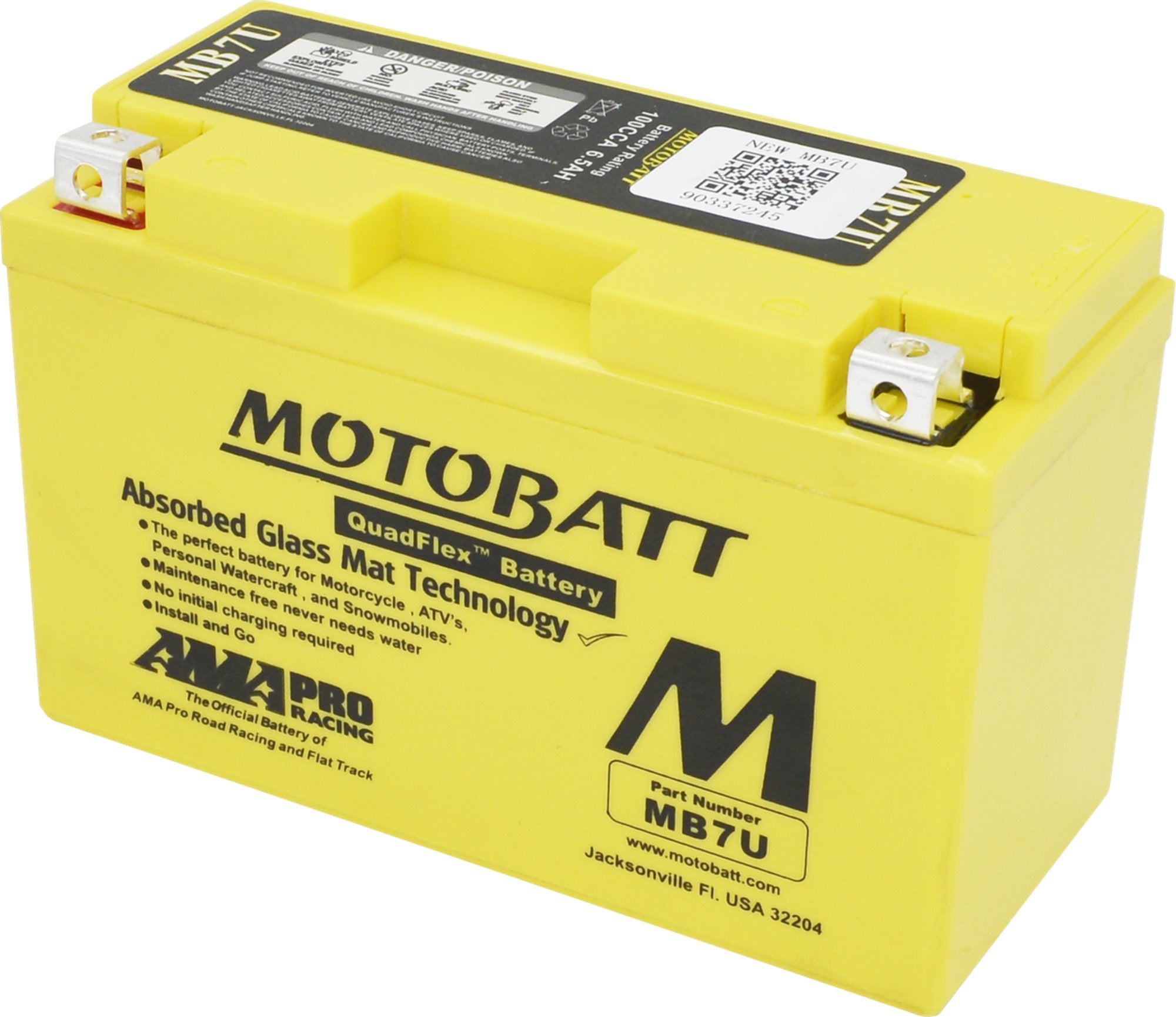 Motobatt akku, MB7U