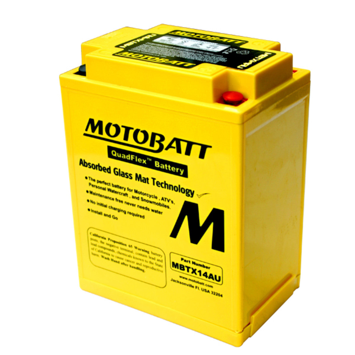 Motobatt akku, MBTX14AU