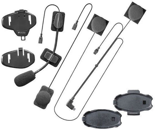 Interphone Audio kit, Speaker 40mm + flat mic Active/Connect/Tour/Sport