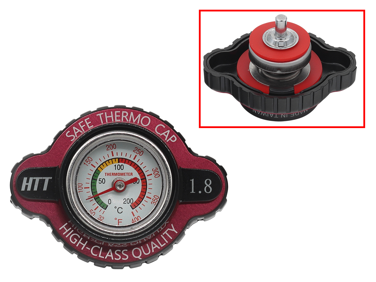 Sixty5 Radiator Cap with temp cauge 1.8bar Ho/Ka/Su/Ya
