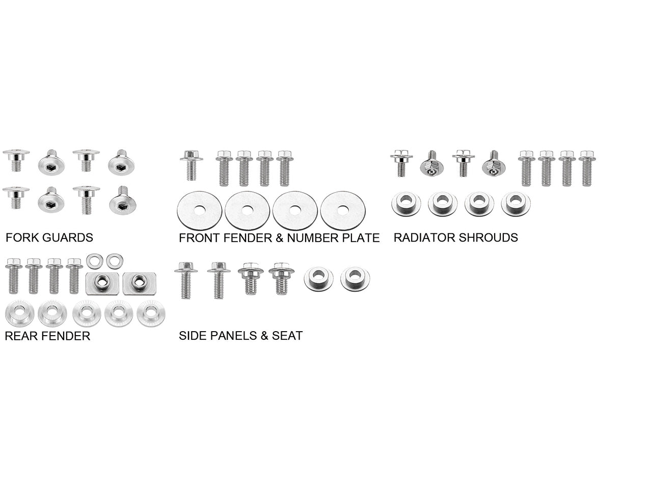 Sixty5 Ruuvi- ja pulttisarja Honda
